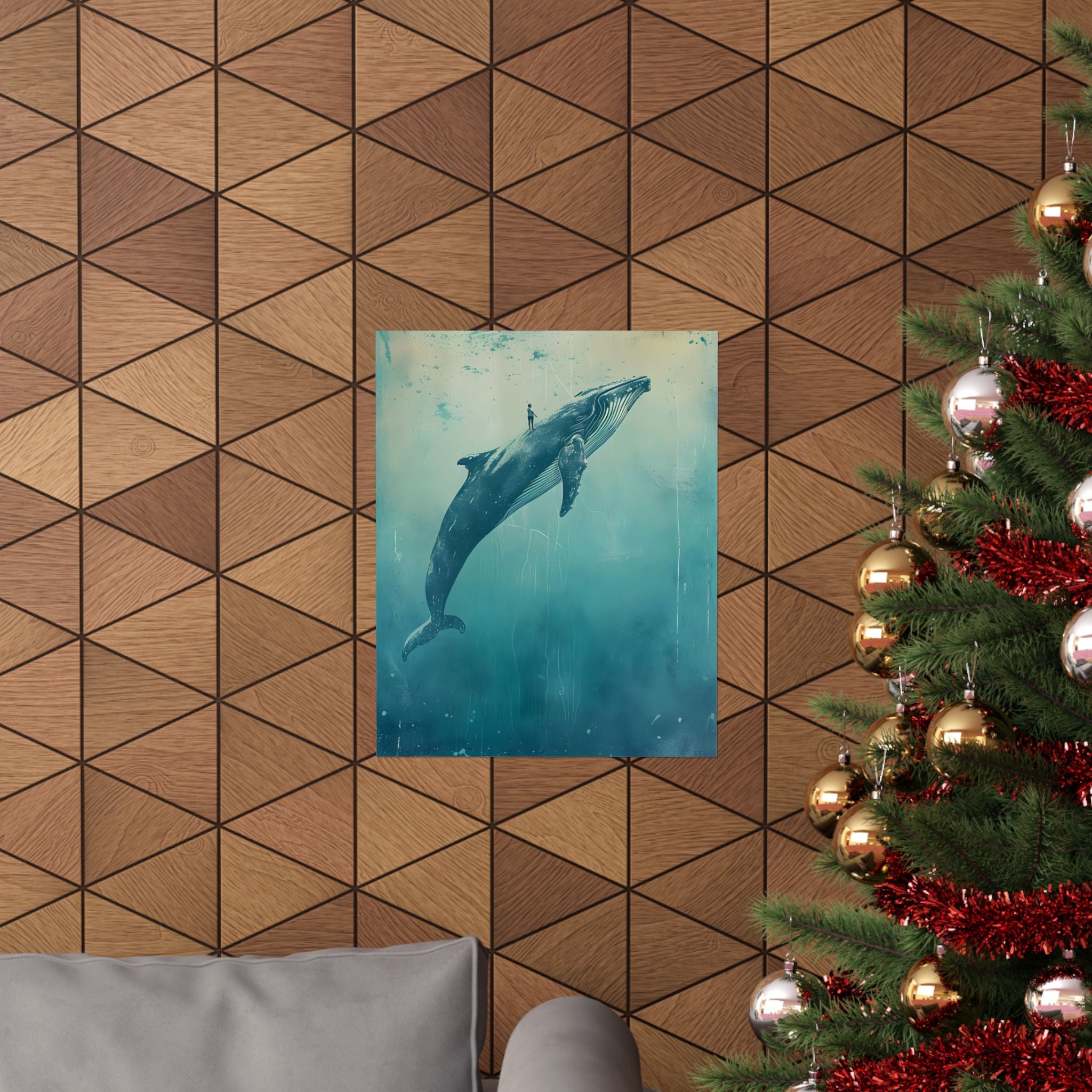 Where Giants Carry Our Quiet Thoughts Matte Vertical Poster — Wall Art