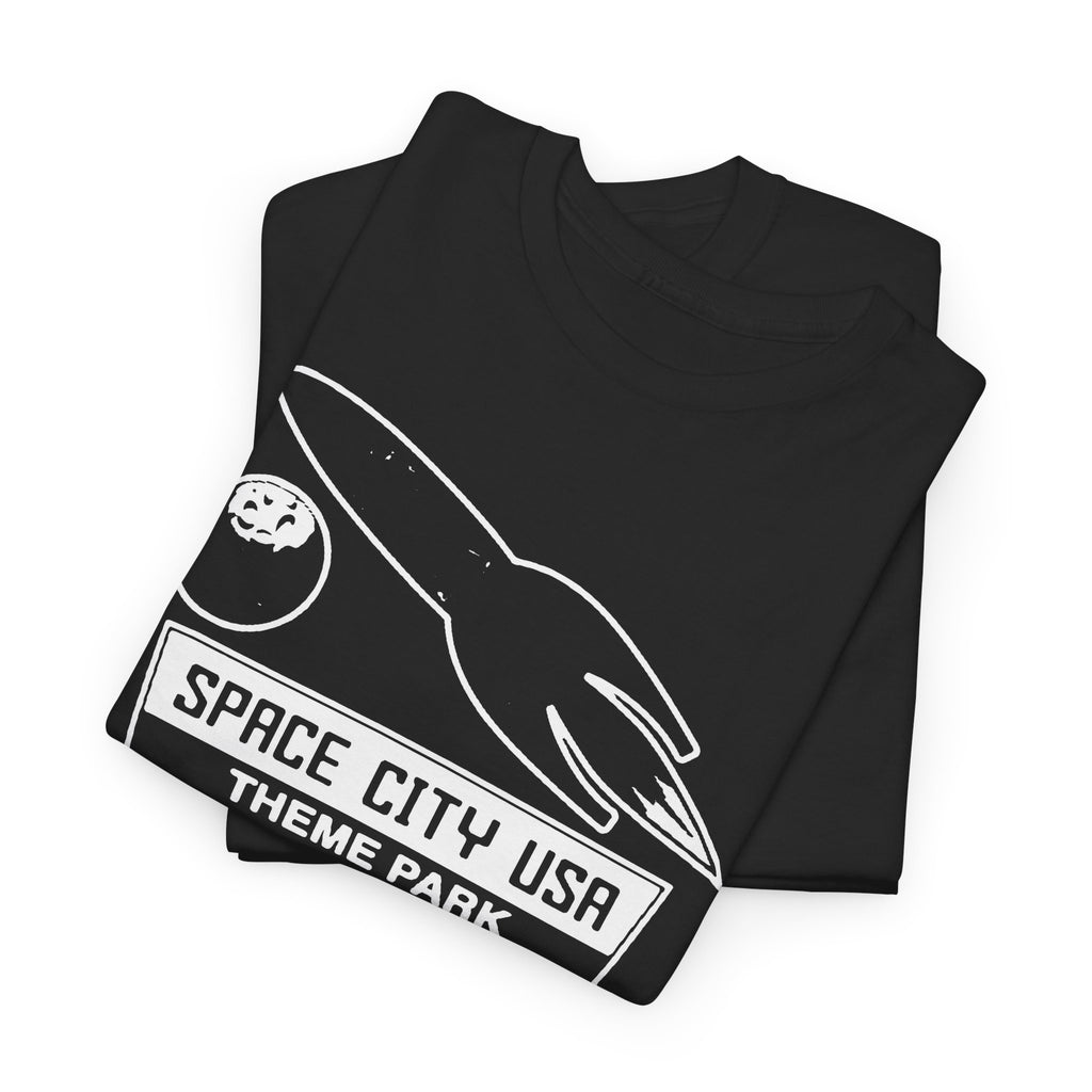 Space City Theme Park Retro Logo