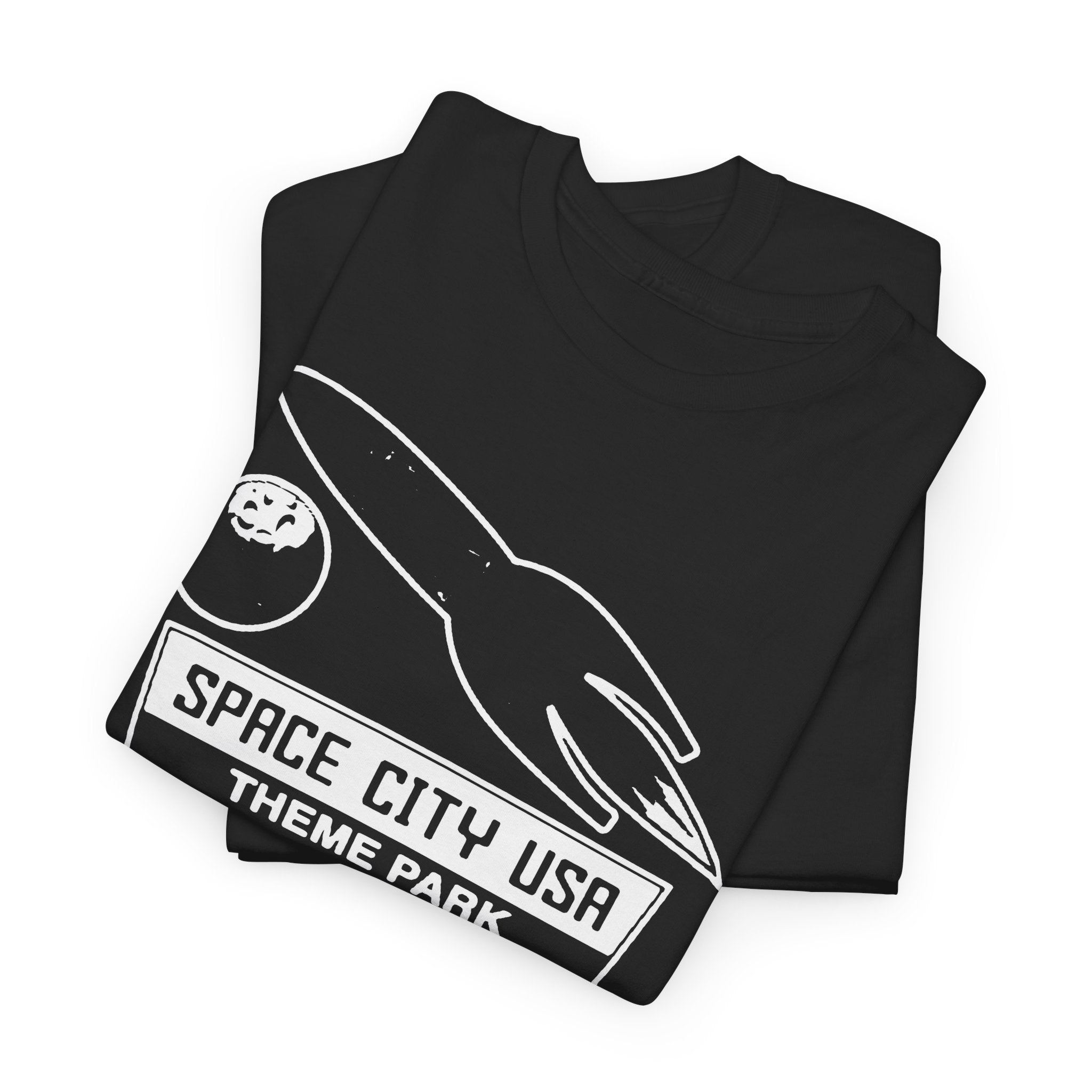 Space City Theme Park Retro Logo