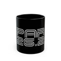 Paris City Running Marathon Black Mug (11oz, 15oz)