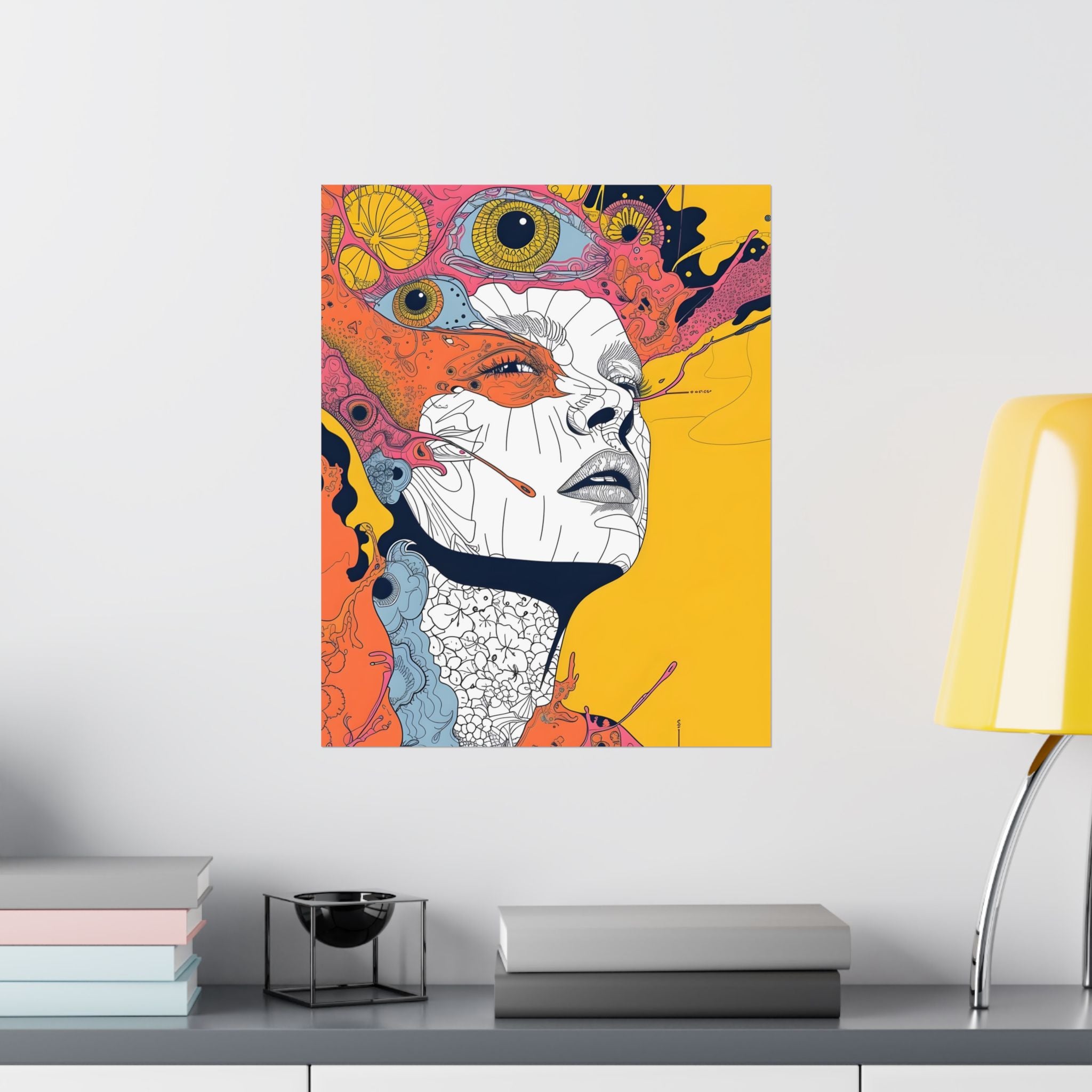 PsychoPop Dream Matte Vertical Poster — Wall Art