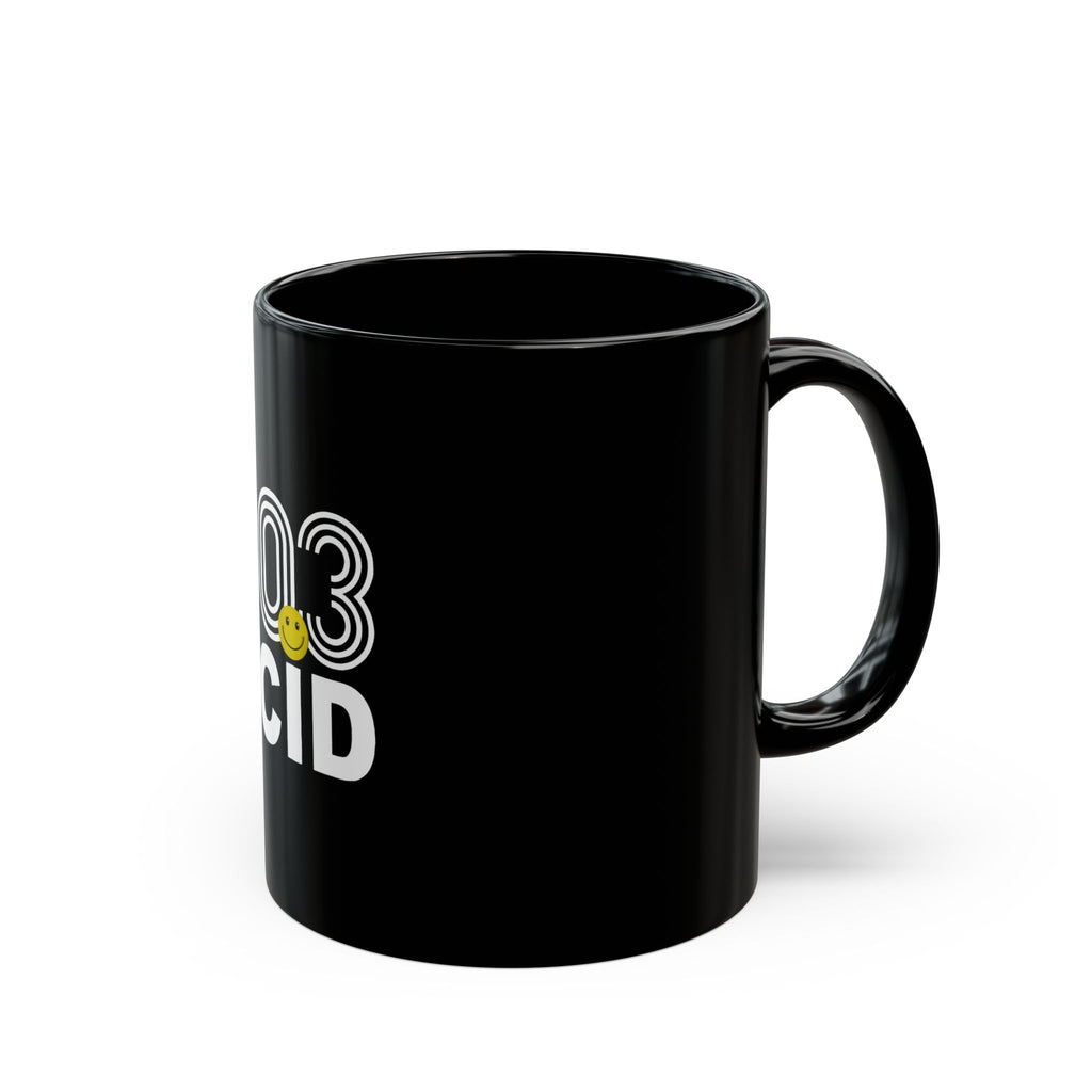 303 ACID Logo Retro Black Mug (11oz, 15oz)