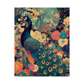 The Peacock’s Garden” Matte Vertical Poster — Wall Art