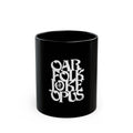 Oar Folk Jokr Opus Logo Black Mug (11oz, 15oz)