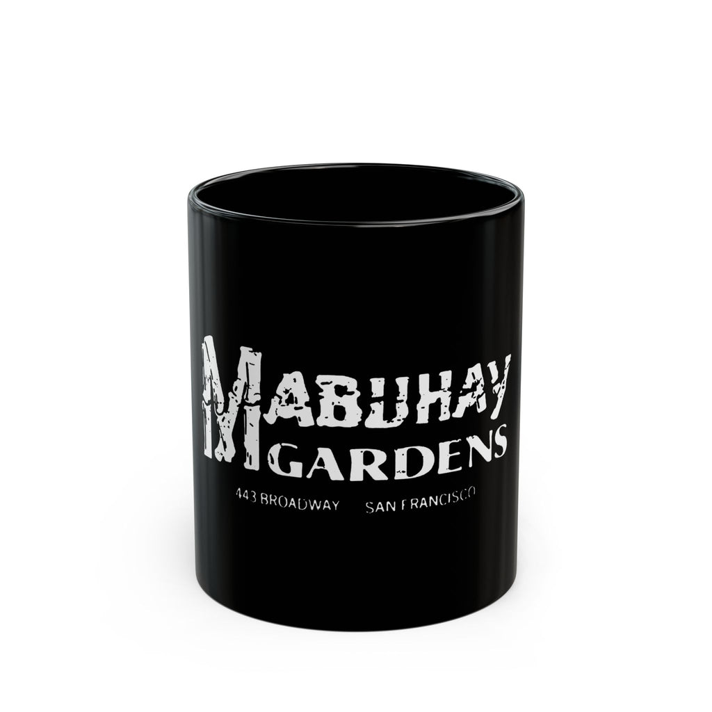 Mabuhay Gardens Logo  Black Mug (11oz, 15oz)