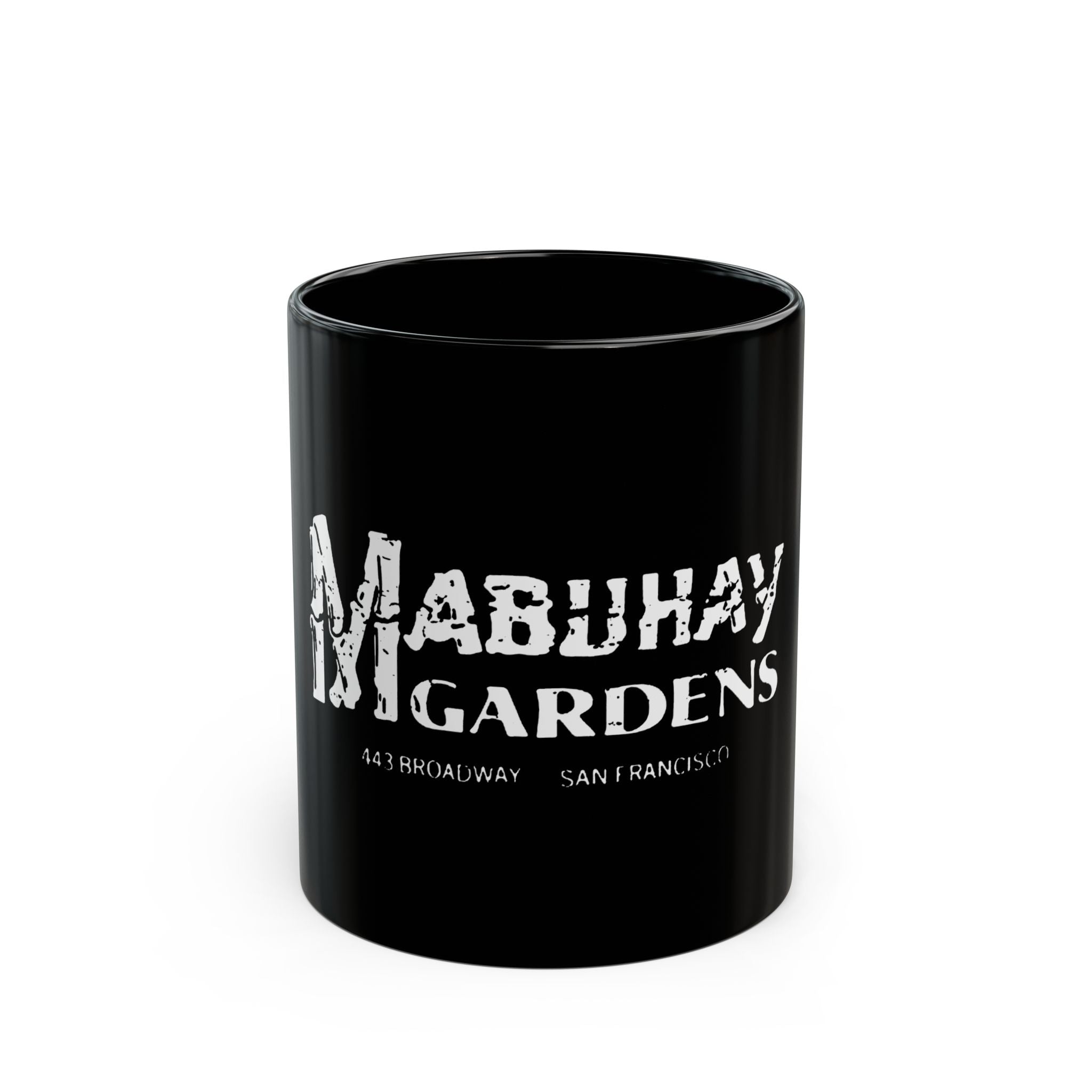 Mabuhay Gardens Logo  Black Mug (11oz, 15oz)