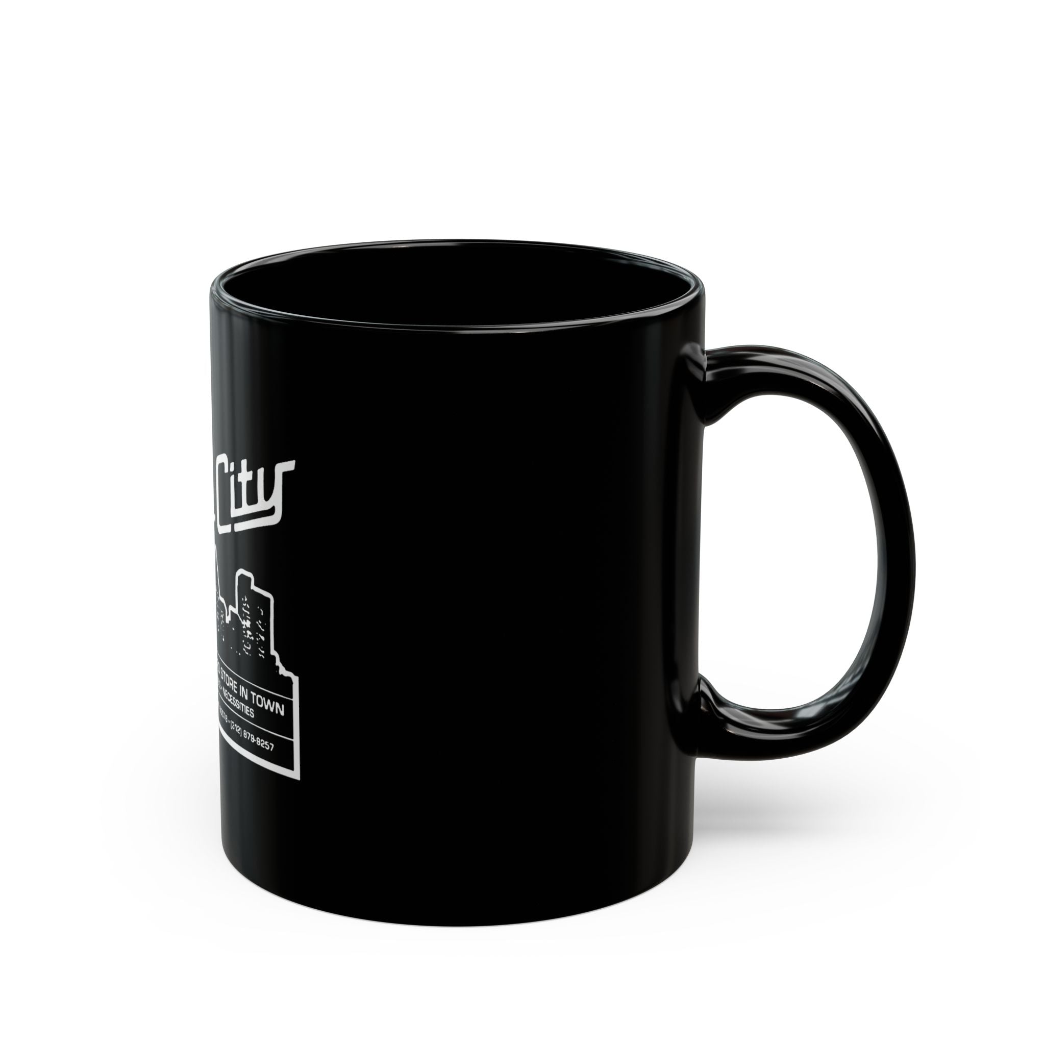 Record City Logo  Black Mug (11oz, 15oz)