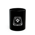 Mass Fusion Logo Retro Black Mug (11oz, 15oz)
