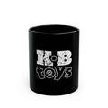 K B Toys Logo Retro Black Mug (11oz, 15oz)