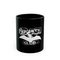 Pterodactyl Logo Retro Black Mug (11oz, 15oz)