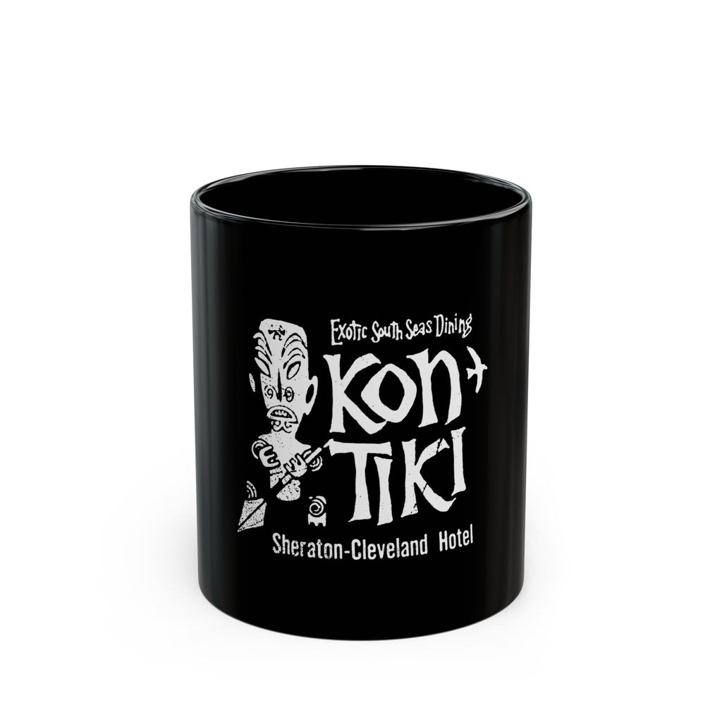 Kontiki Logo Retro Black Mug (11oz, 15oz)