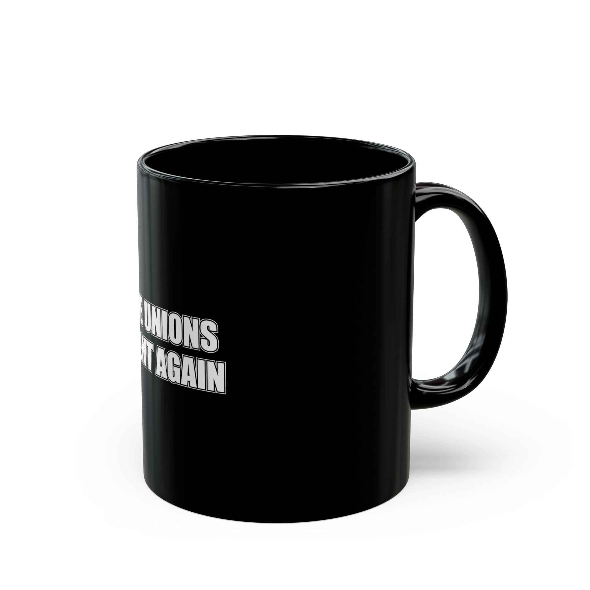 Make Unions Violent Again Logo Retro Black Mug (11oz, 15oz)