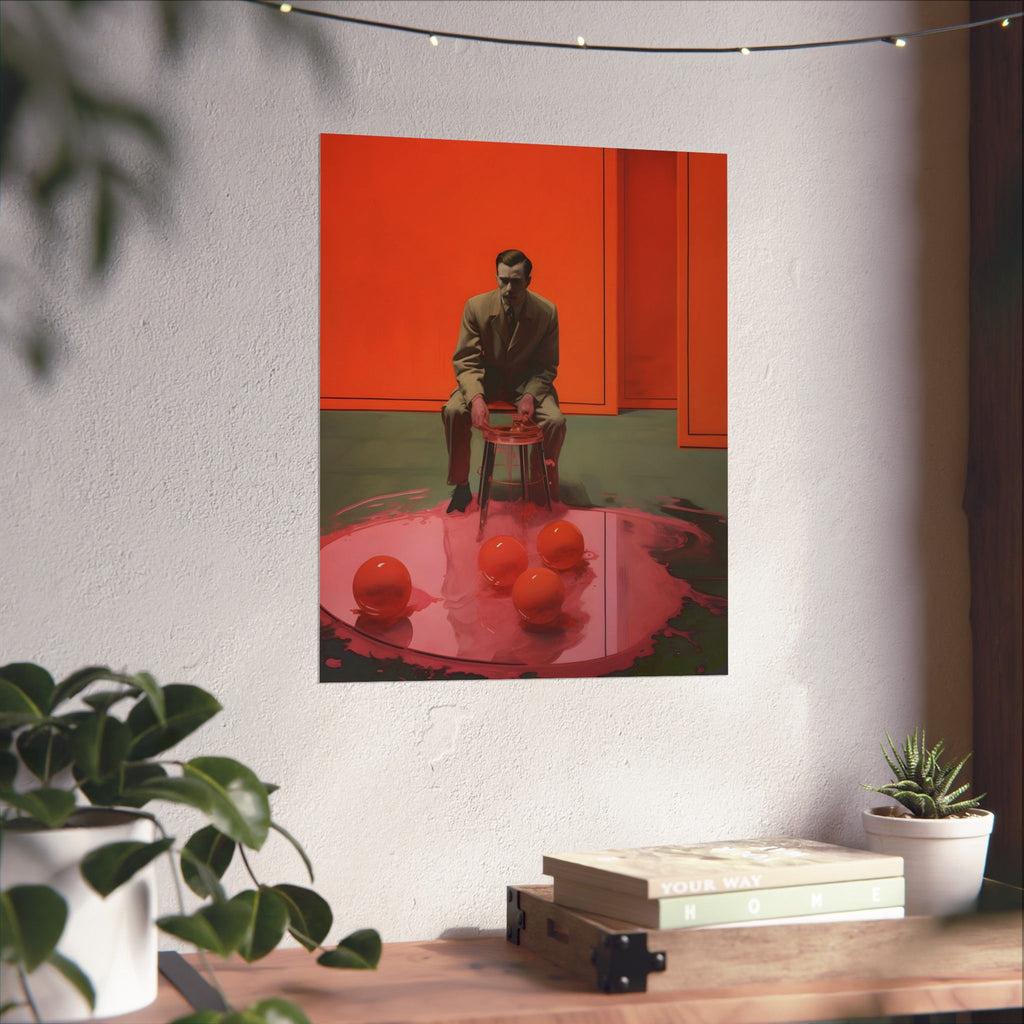 Waiting for Something to Break Matte Vertical Poster — Wall Art