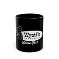 Wyatts Dine Cut Logo  Black Mug (11oz, 15oz)
