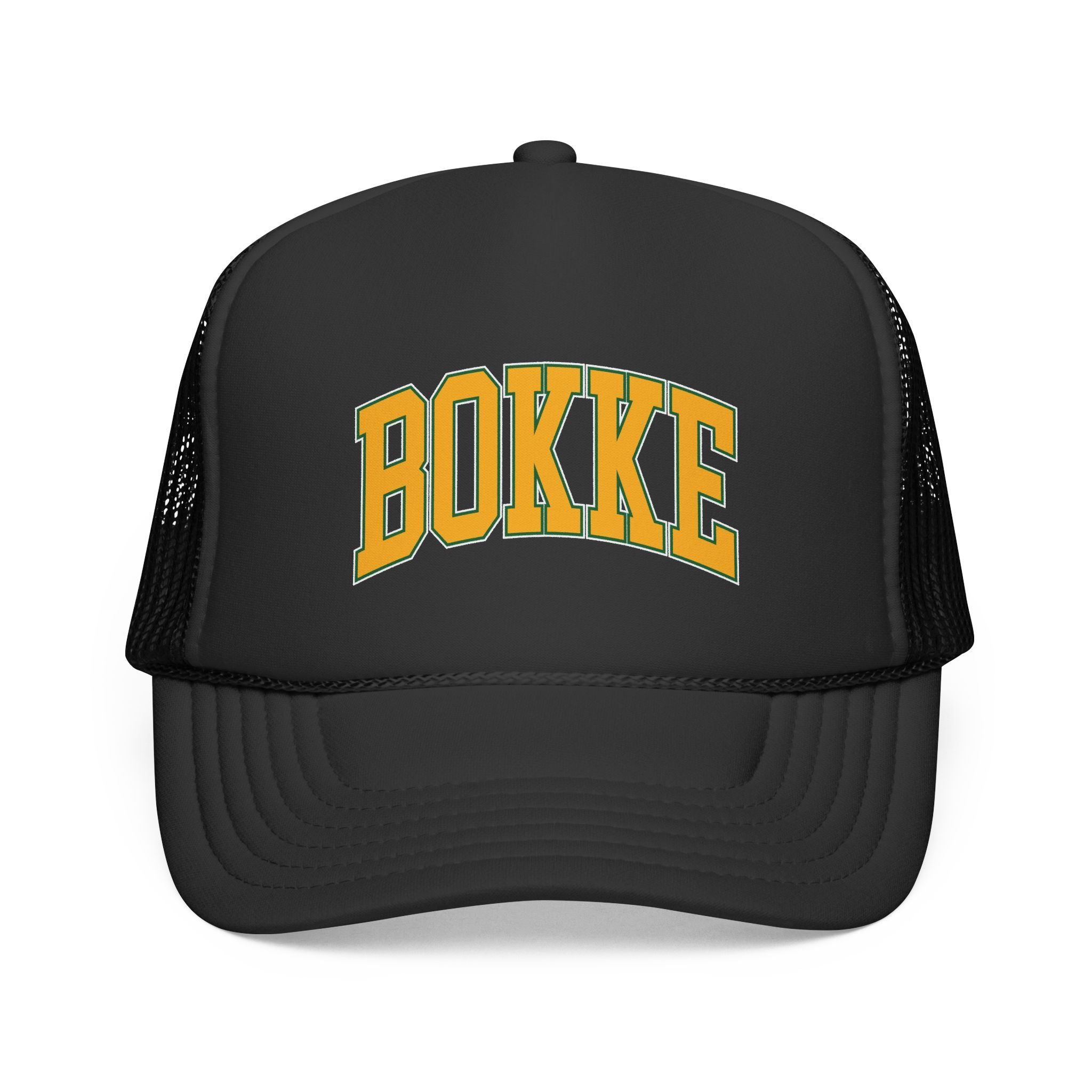 Bokke Football Club Retro Cap Logo – Vintage Arch Logo Mesh Hat