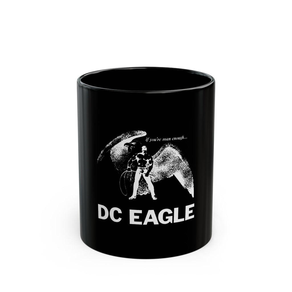 DC Eagle Retro Logo Black Mug (11oz, 15oz)