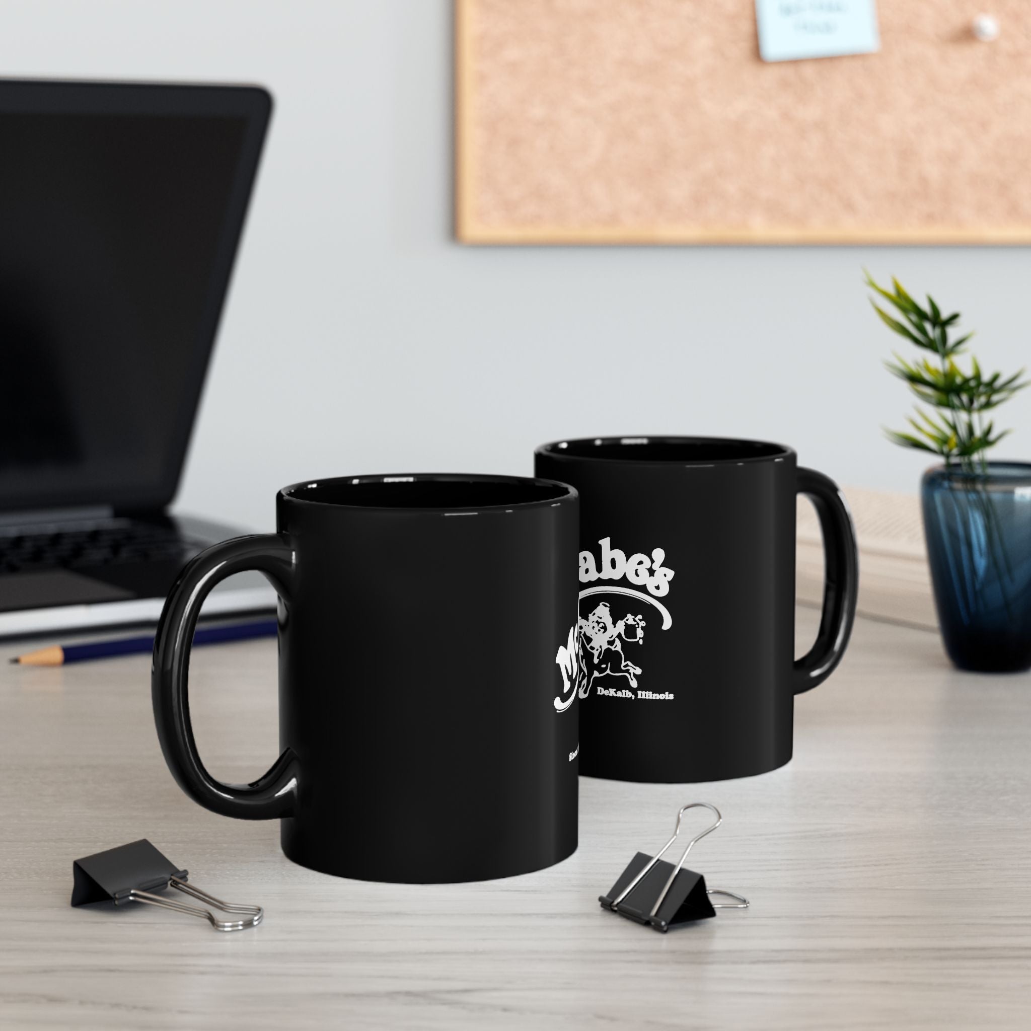 Mc Gabes Logo Black Mug (11oz, 15oz)