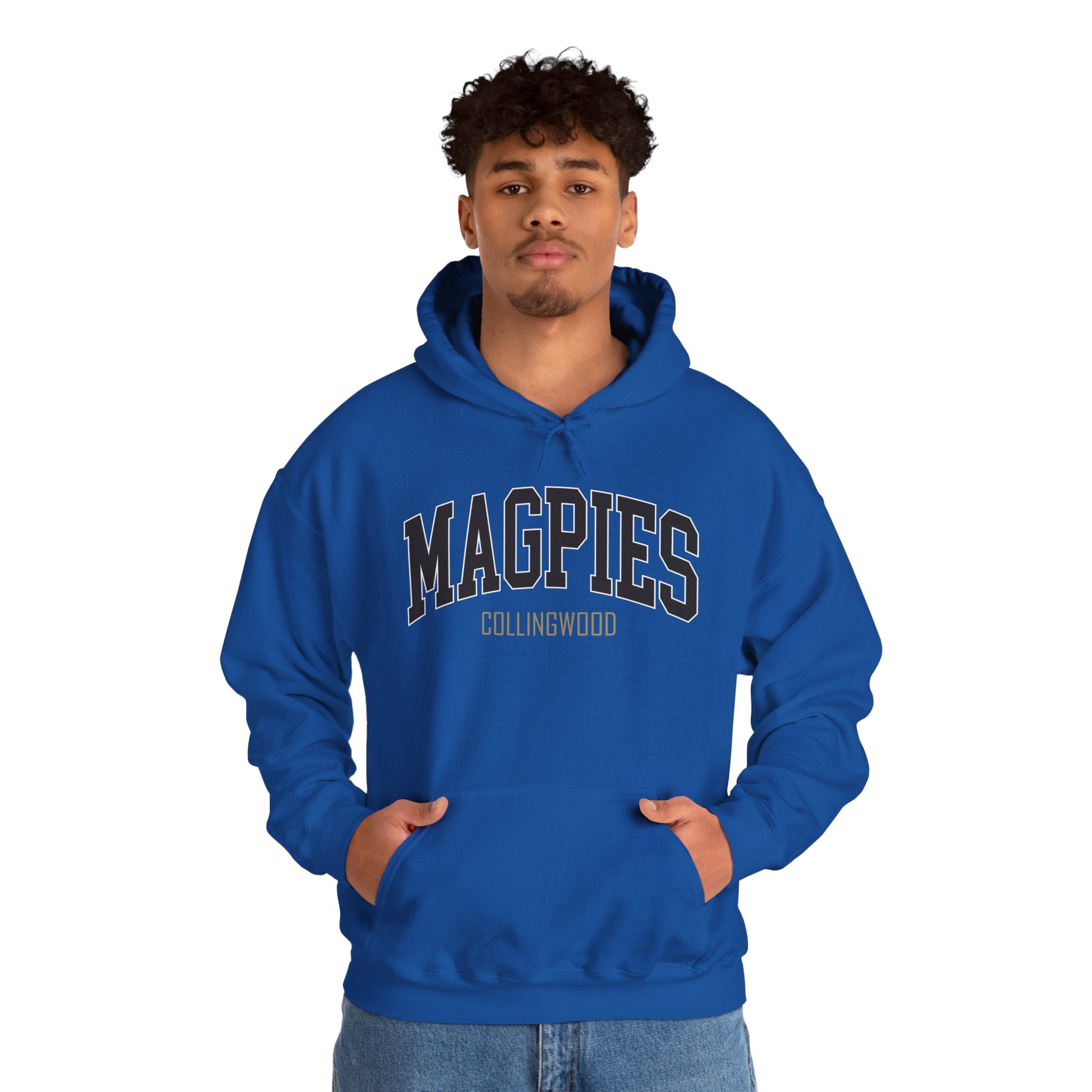 Magpies Collingwood Football Club Retro Logo — Bold City Pride Pullover