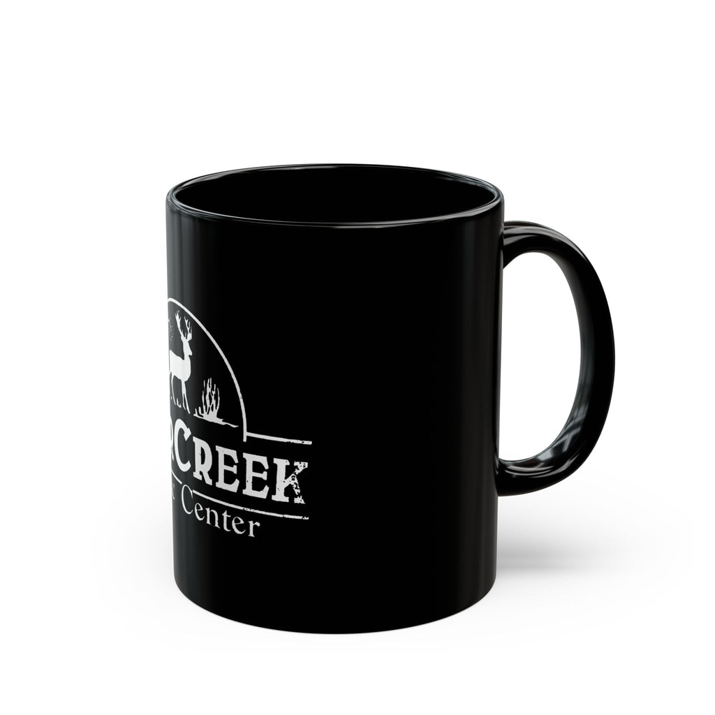 Deer Creek Retro Logo  Black Mug (11oz, 15oz)