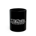 Ruthless Record Logo Retro Black Mug (11oz, 15oz)