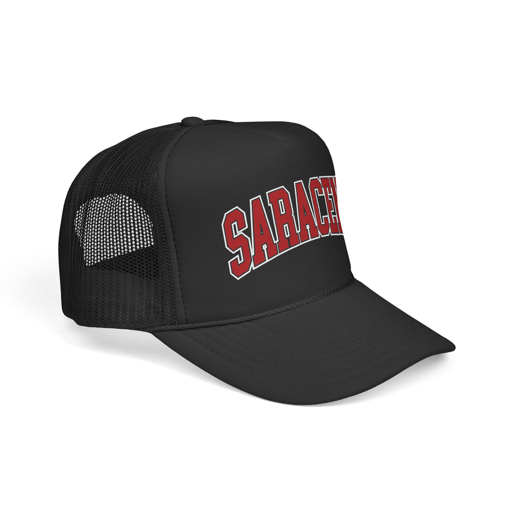 Saracens Football Club Retro Cap Logo – Vintage Arch Logo Mesh Hat