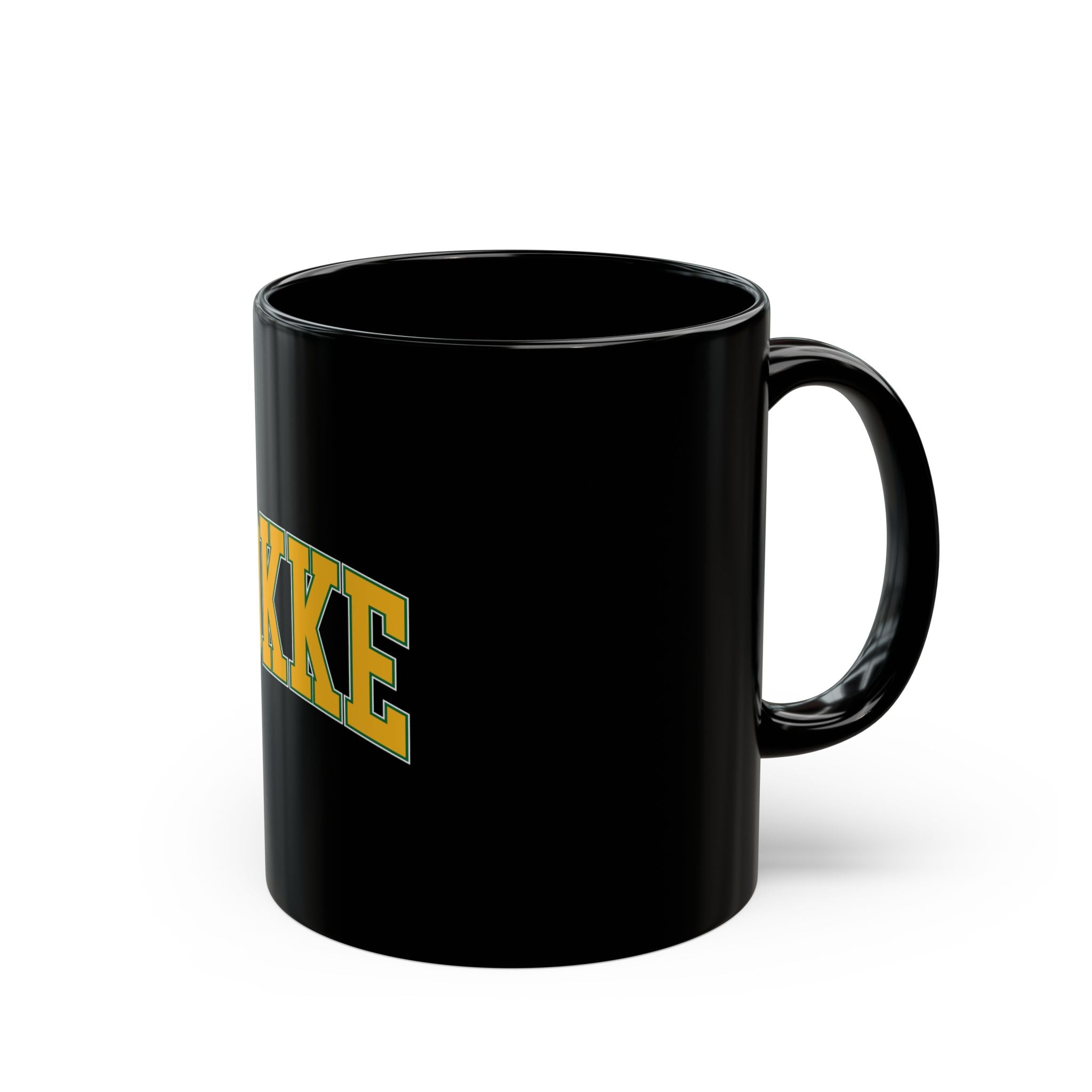 Bokke Logo Retro Black Mug (11oz, 15oz)