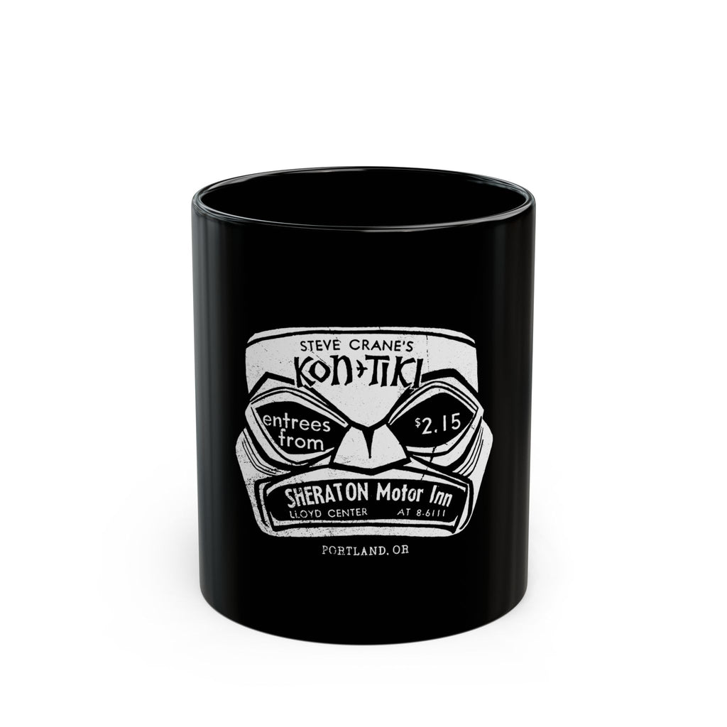 Kontiki Sheraton Logo Retro Black Mug (11oz, 15oz)