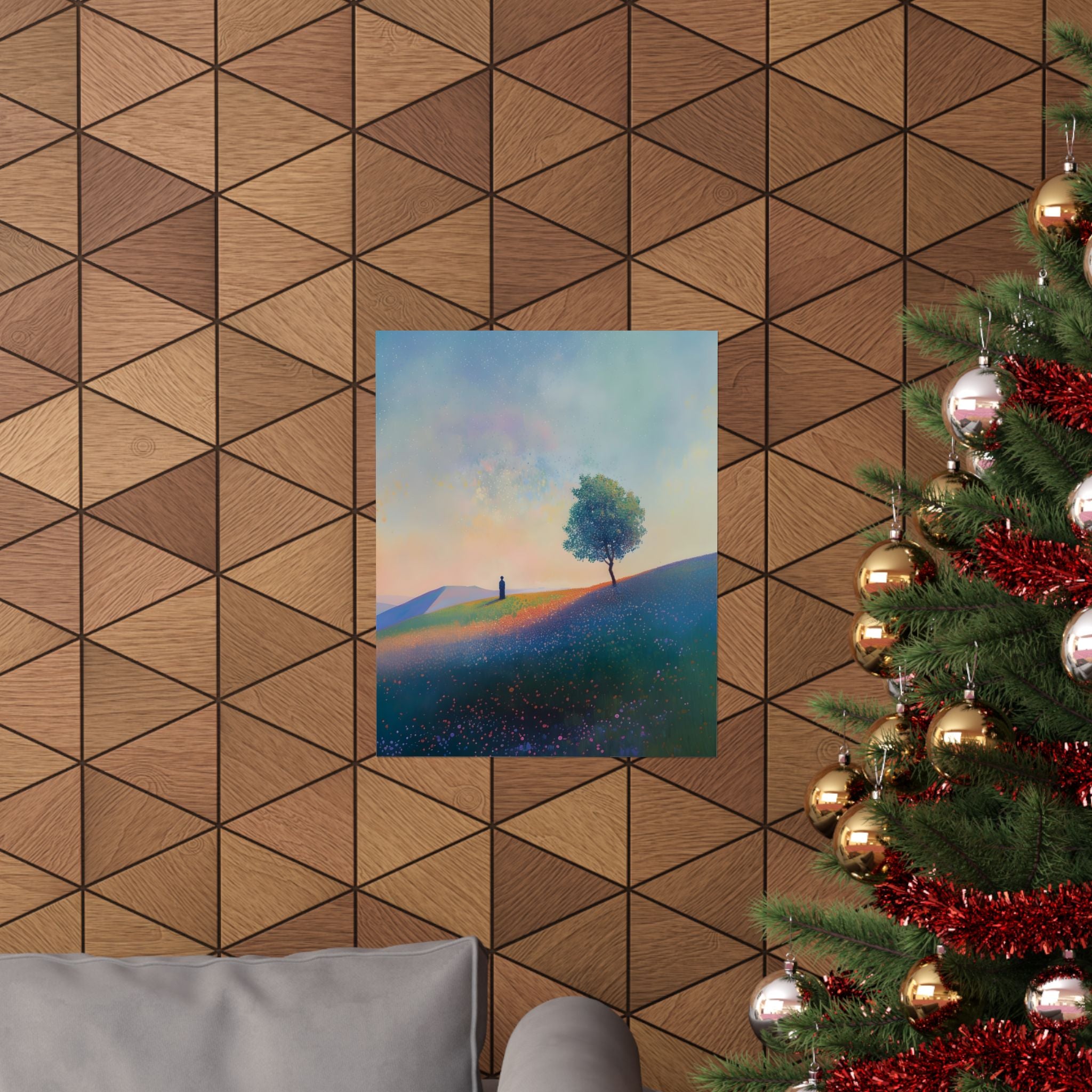 Where the Earth Breathes in Color Matte Vertical Poster — Wall Art