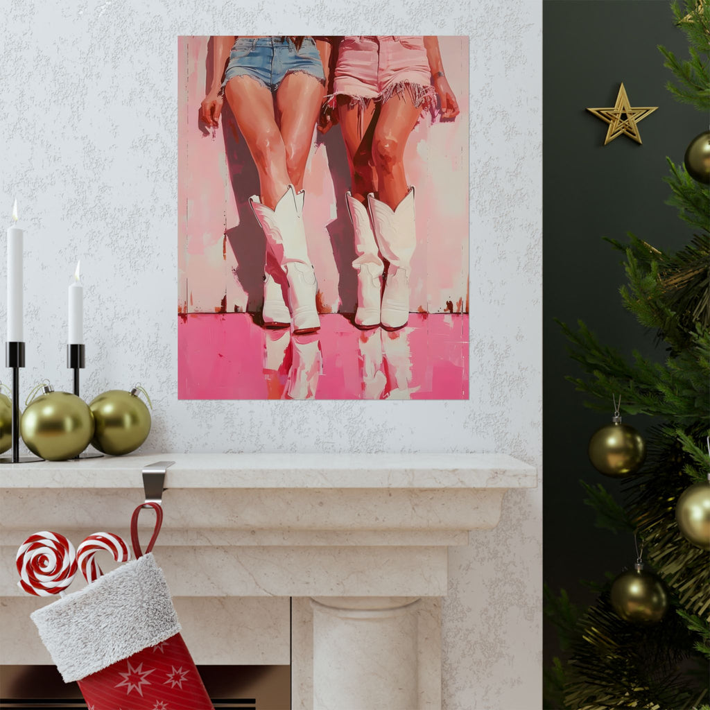 Cowgirl Crush Matte Vertical Poster — Wall Art