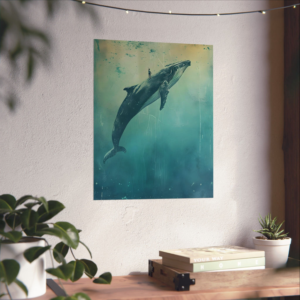 Where Giants Carry Our Quiet Thoughts Matte Vertical Poster — Wall Art