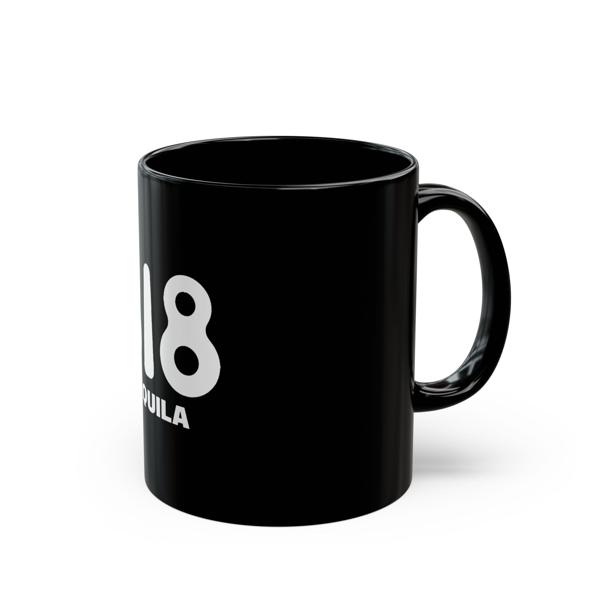 818 Tequila Logo Retro Black Mug (11oz, 15oz)