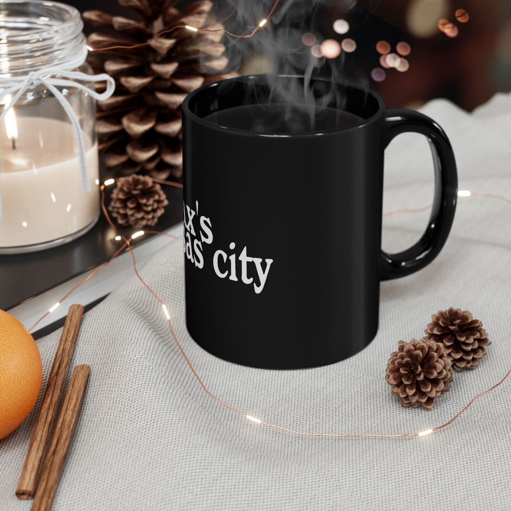 Max Kansas City Logo Retro Black Mug (11oz, 15oz)