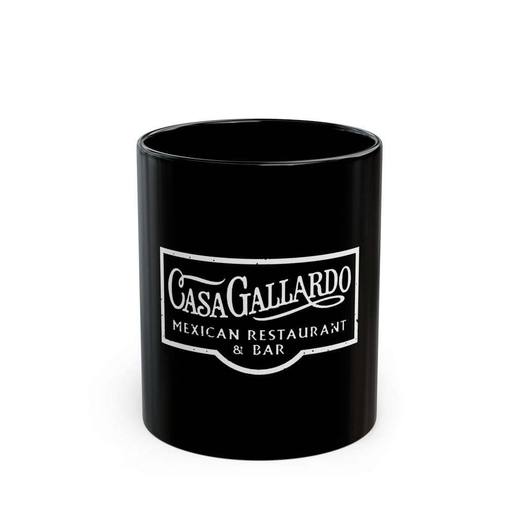 Casa Gallardo Logo Retro Black Mug (11oz, 15oz)