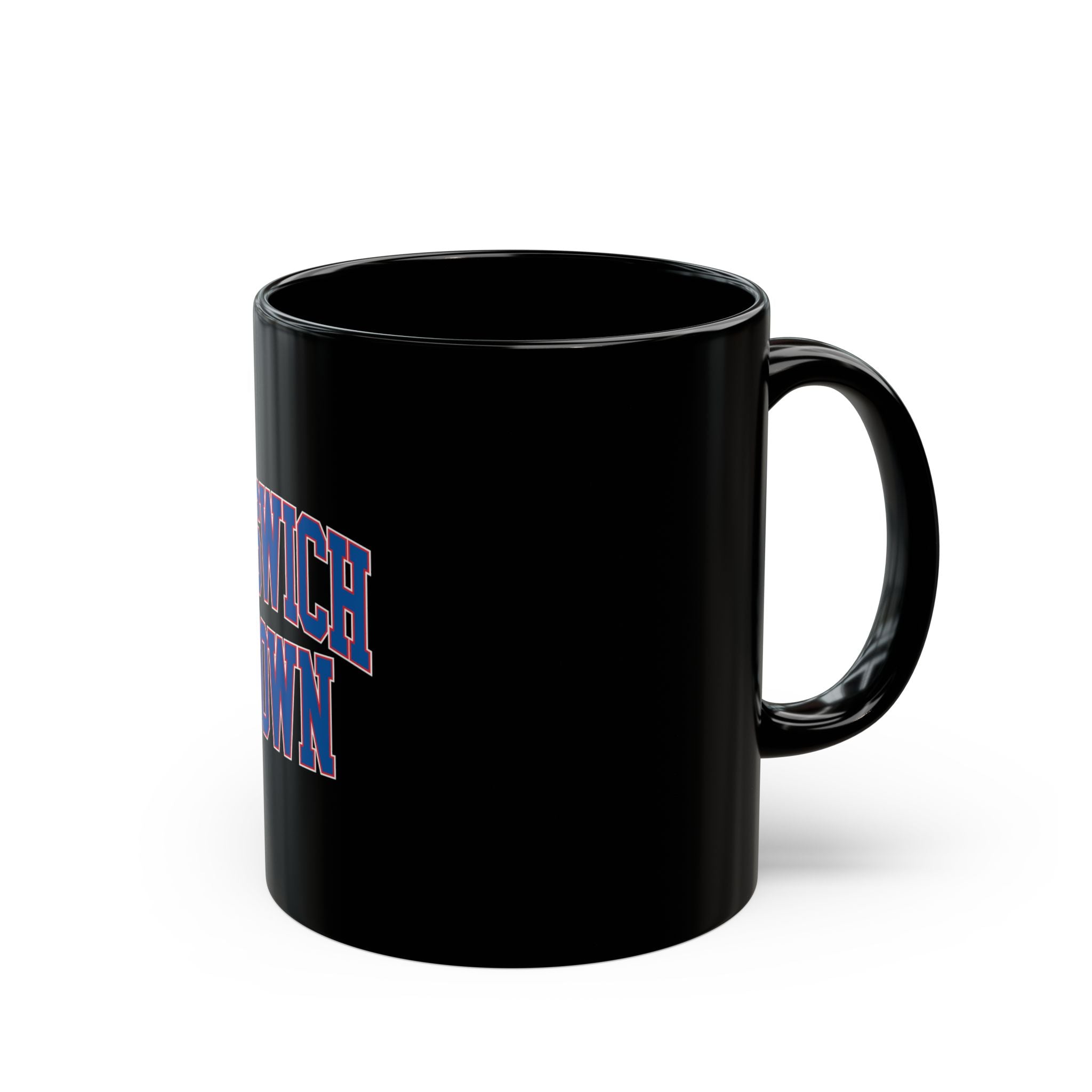 Ipswich Town Logo Retro Black Mug (11oz, 15oz)