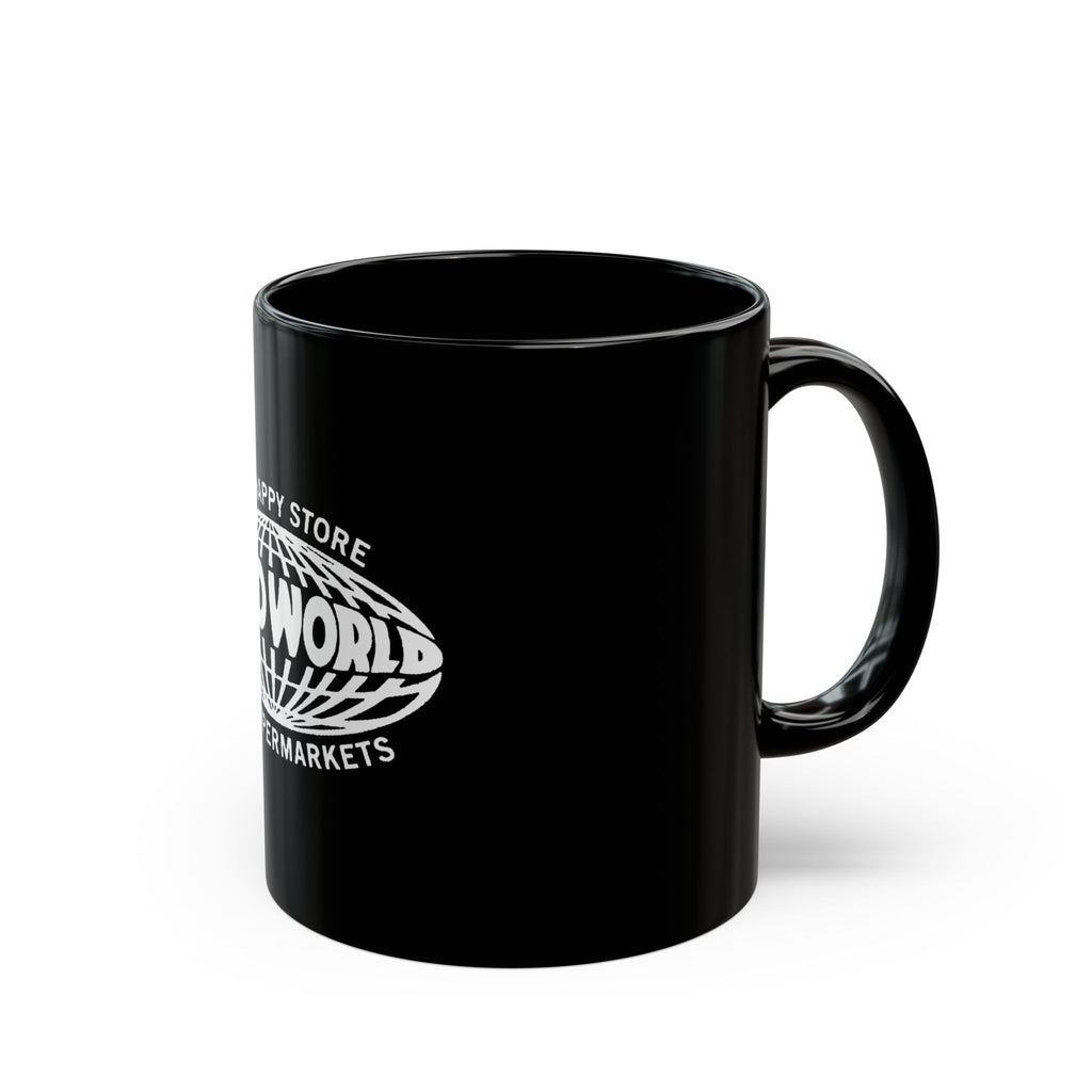 Child World Toy Supermarkets Retro Black Mug (11oz, 15oz)