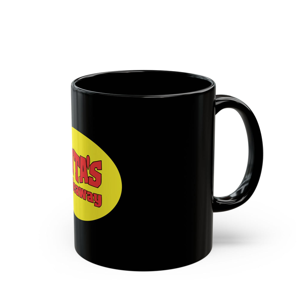 Nitas Hideaway Retro Logo  Black Mug (11oz, 15oz)