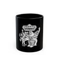 Showbiz Pizza Logo Retro Black Mug (11oz, 15oz)