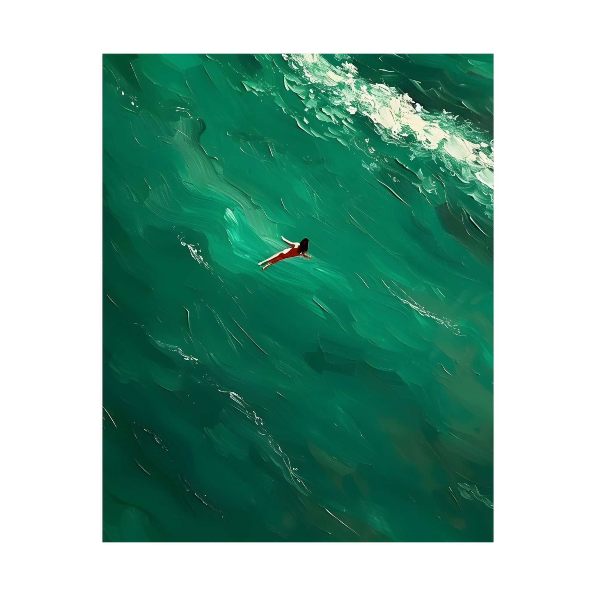 Where the Ocean Holds Its Breath Matte Vertical Poster — Style Wall Art