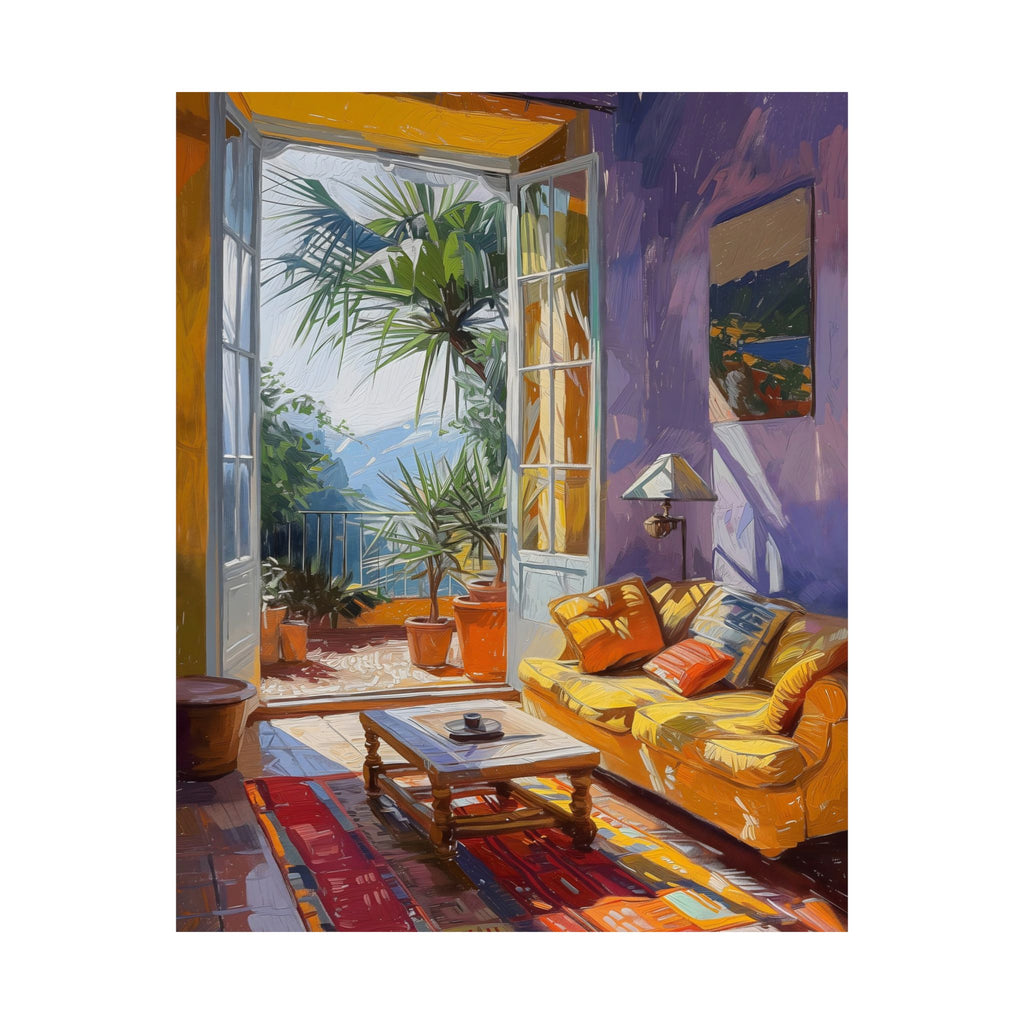 Morning in the Painted Room Matte Vertical Poster — Wall Art