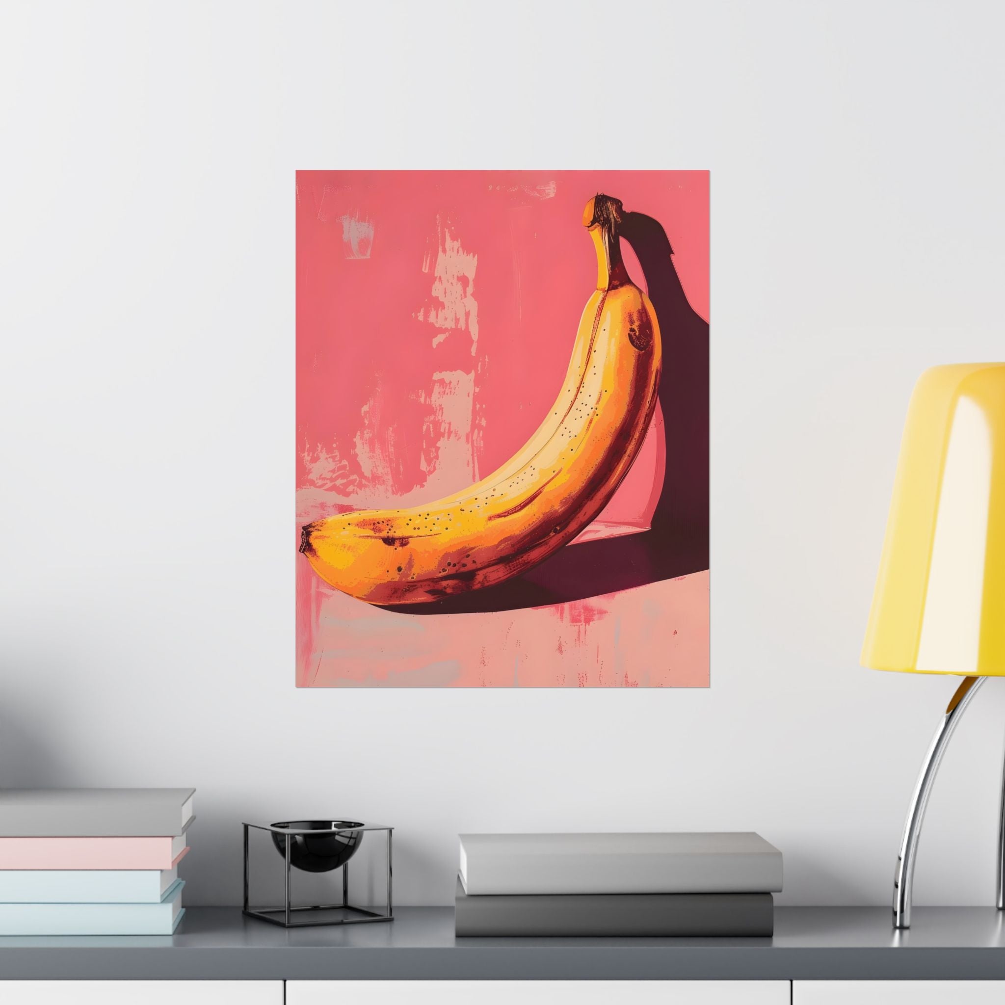 The Banana That Poses Matte Vertical Poster — Wall Art