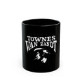 Townes Van Zandt Logo Retro Black Mug (11oz, 15oz)
