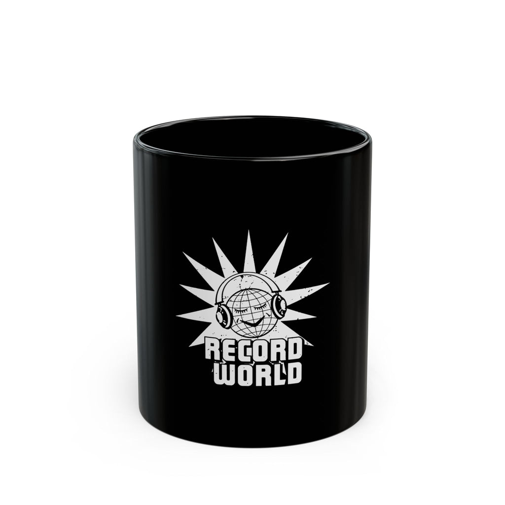 Record World Logo  Black Mug (11oz, 15oz)