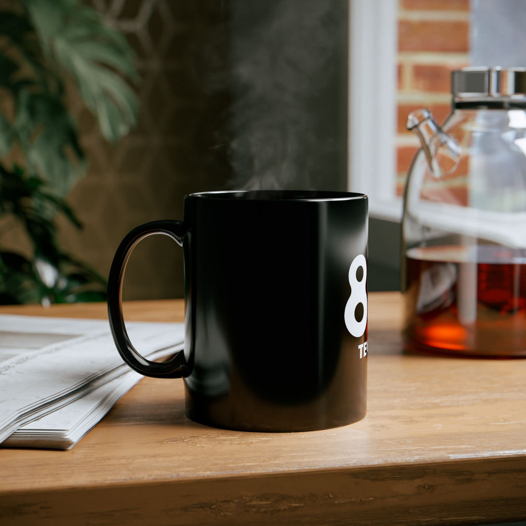 818 Tequila Logo Retro Black Mug (11oz, 15oz)
