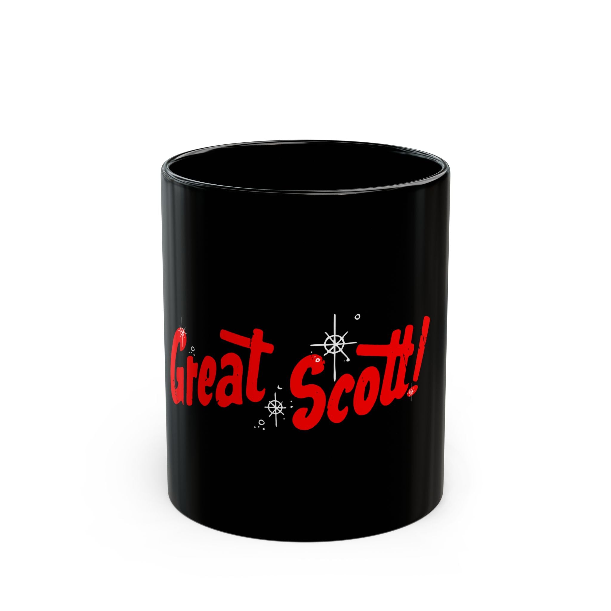 Great Scott Retro Black Mug (11oz, 15oz)