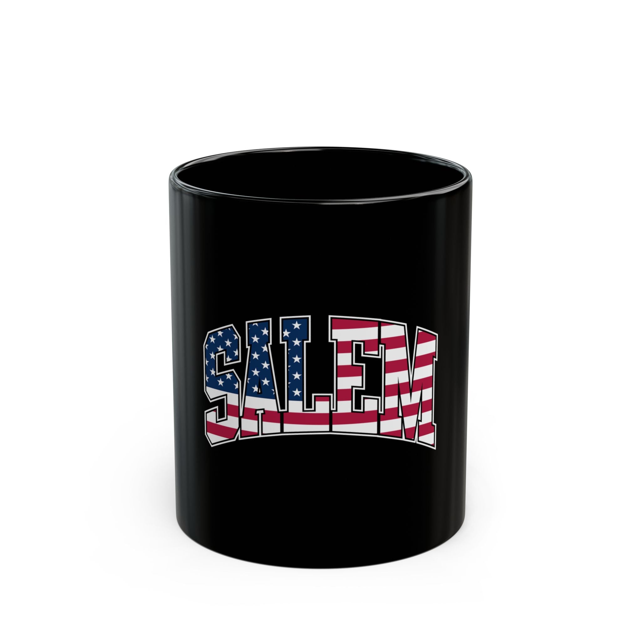 Salem Logo Retro Black Mug (11oz, 15oz)