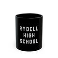 Rydell High School Logo Retro Black Mug (11oz, 15oz)