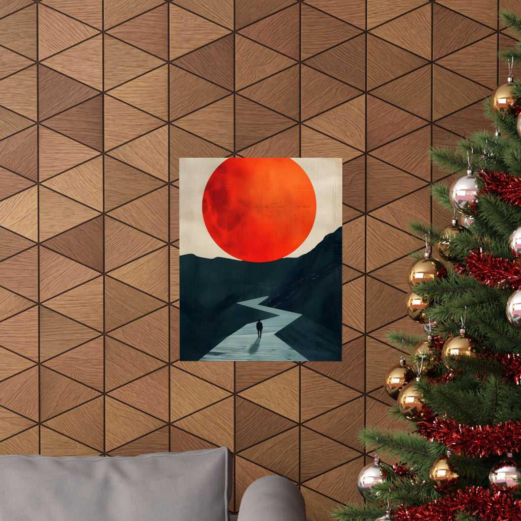 Where the Sun Weighs Heavy Matte Vertical Poster — Wall Art