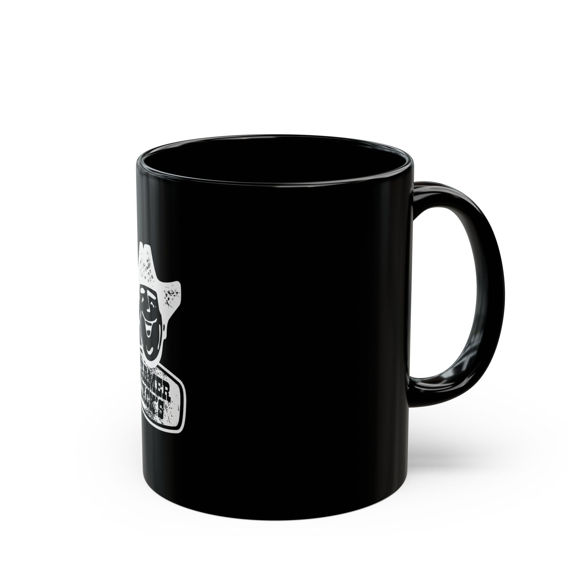 Farmer Jack Logo  Black Mug (11oz, 15oz)