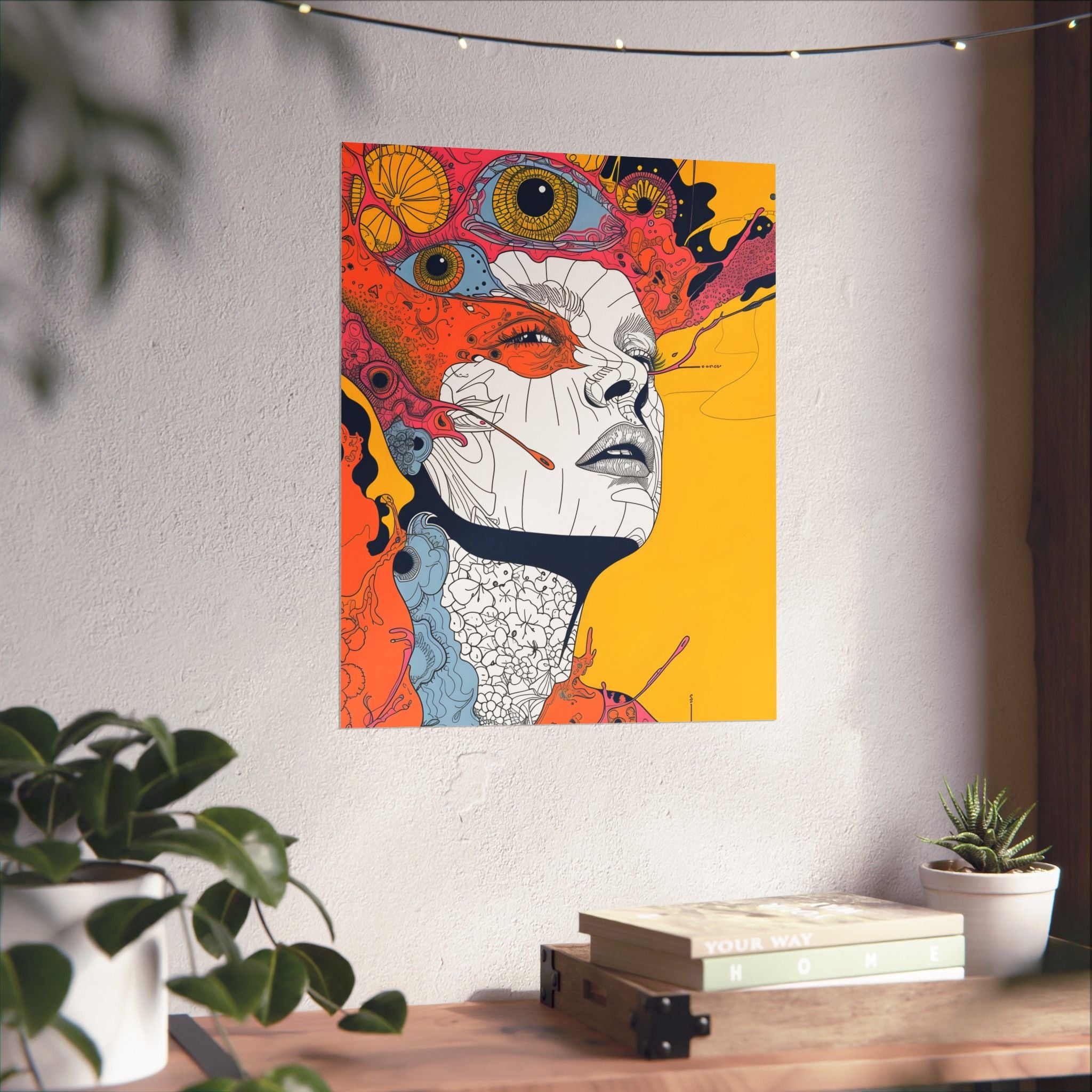 PsychoPop Dream Matte Vertical Poster — Wall Art