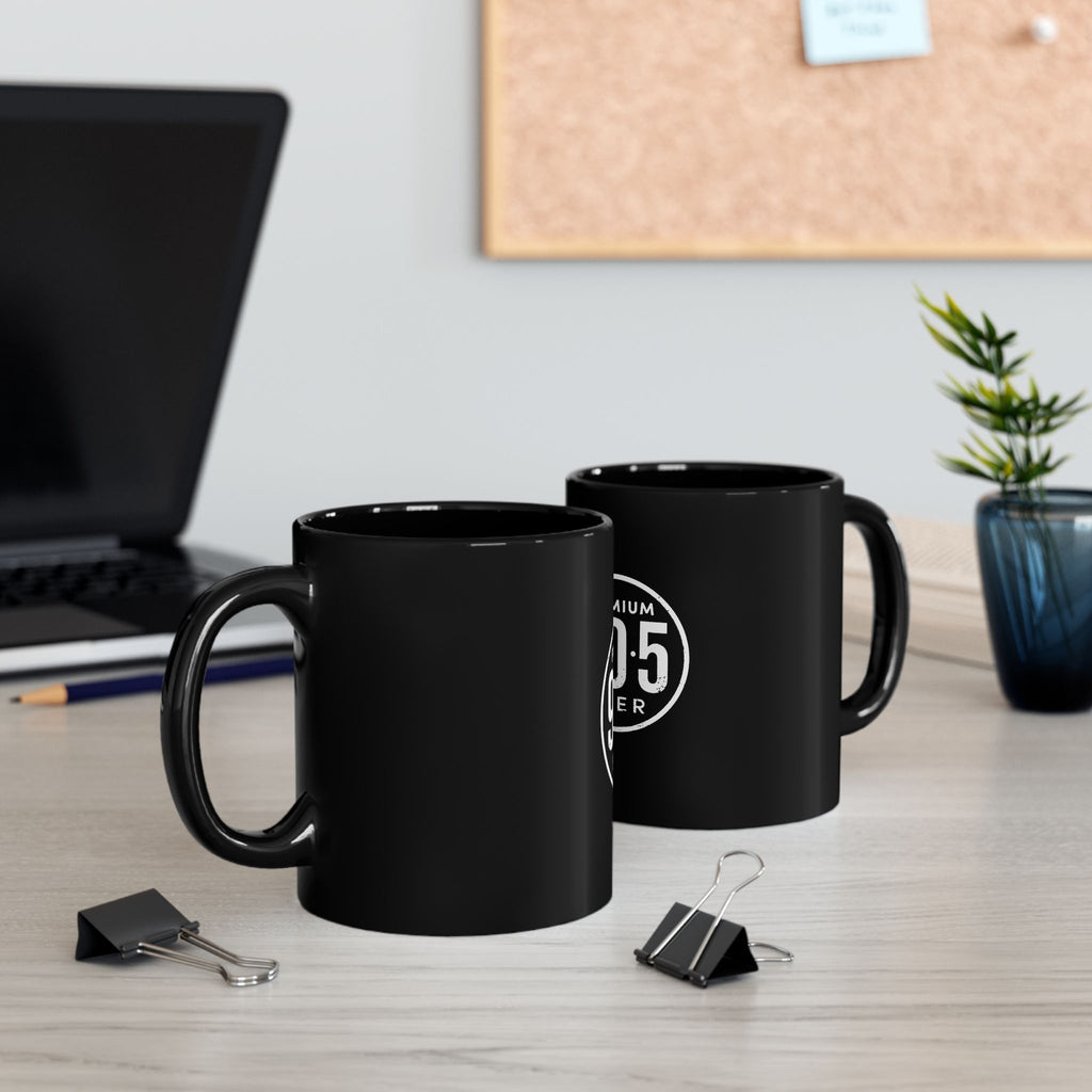 Premium 905 Beer Logo Retro Black Mug (11oz, 15oz)